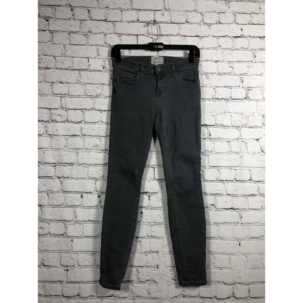 Current/Elliott‎ Women's  The Stiletto Skinny Ankle Jeans Grey Size 26